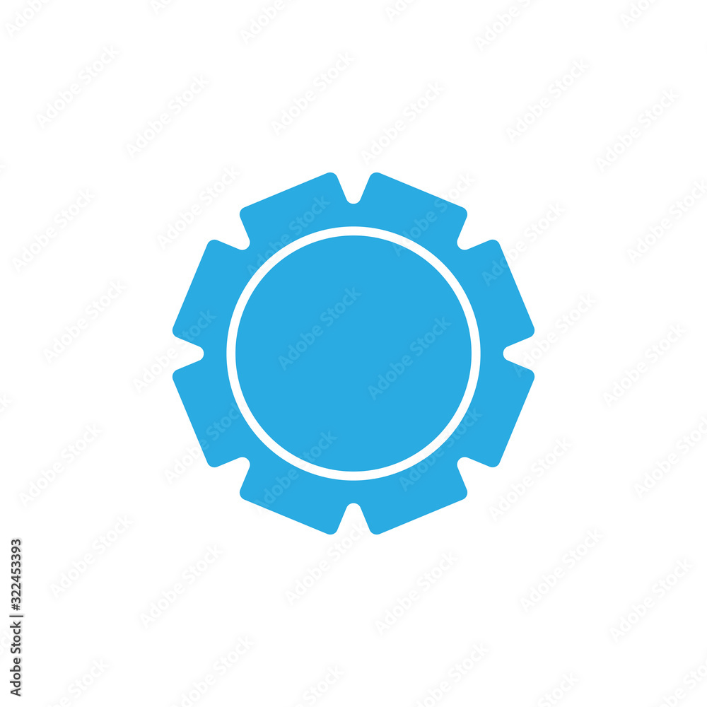 swirl circle geometric abstract logo vector