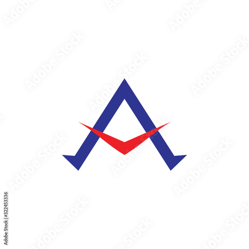 Free Download letter a arrow av logo vector - GFXLoad