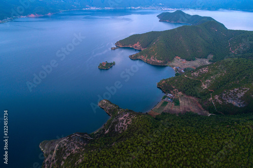 Liangshan prefecture, sichuan province, China: lugu lake photo