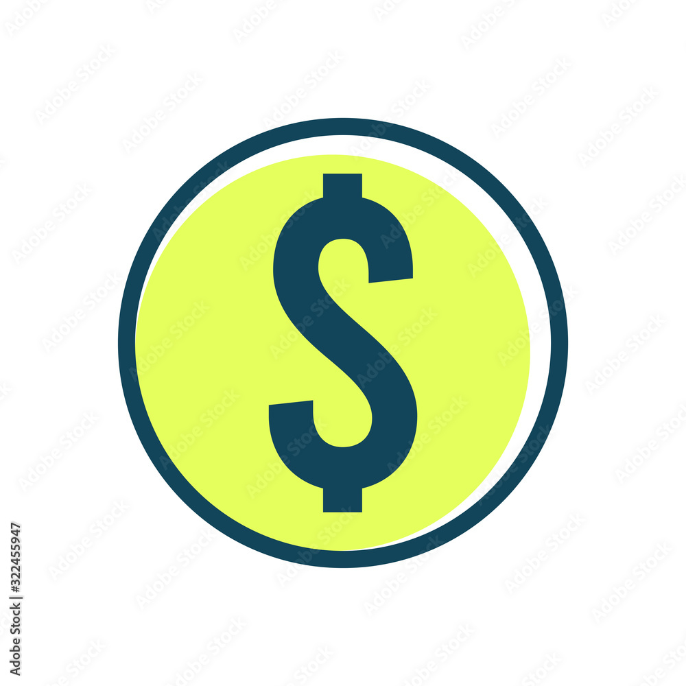 Dollar symbol icon Dollar symbol icon