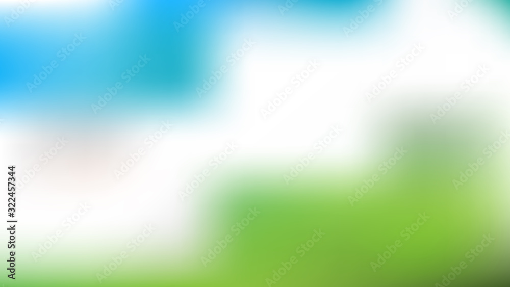 Blue Green and White PowerPoint Background Graphic Stock Illustration