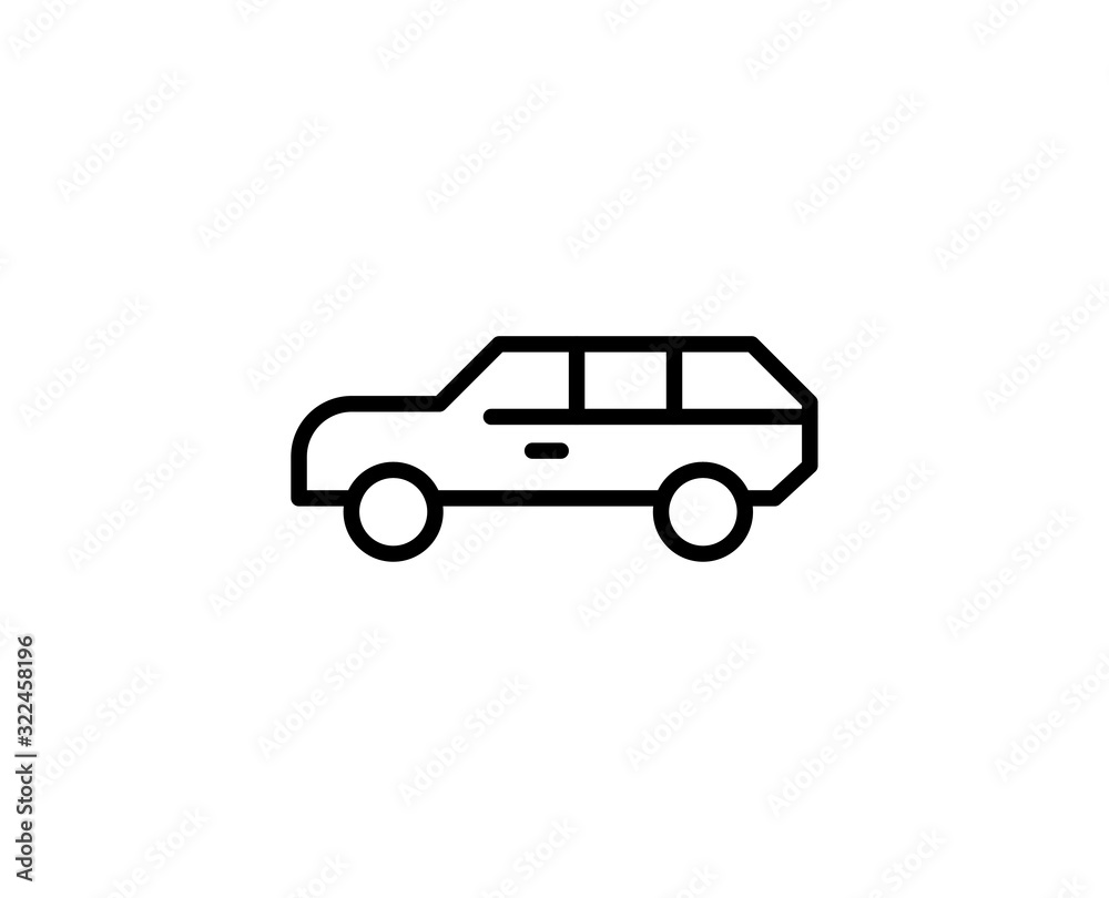 Car line icon Car line icon