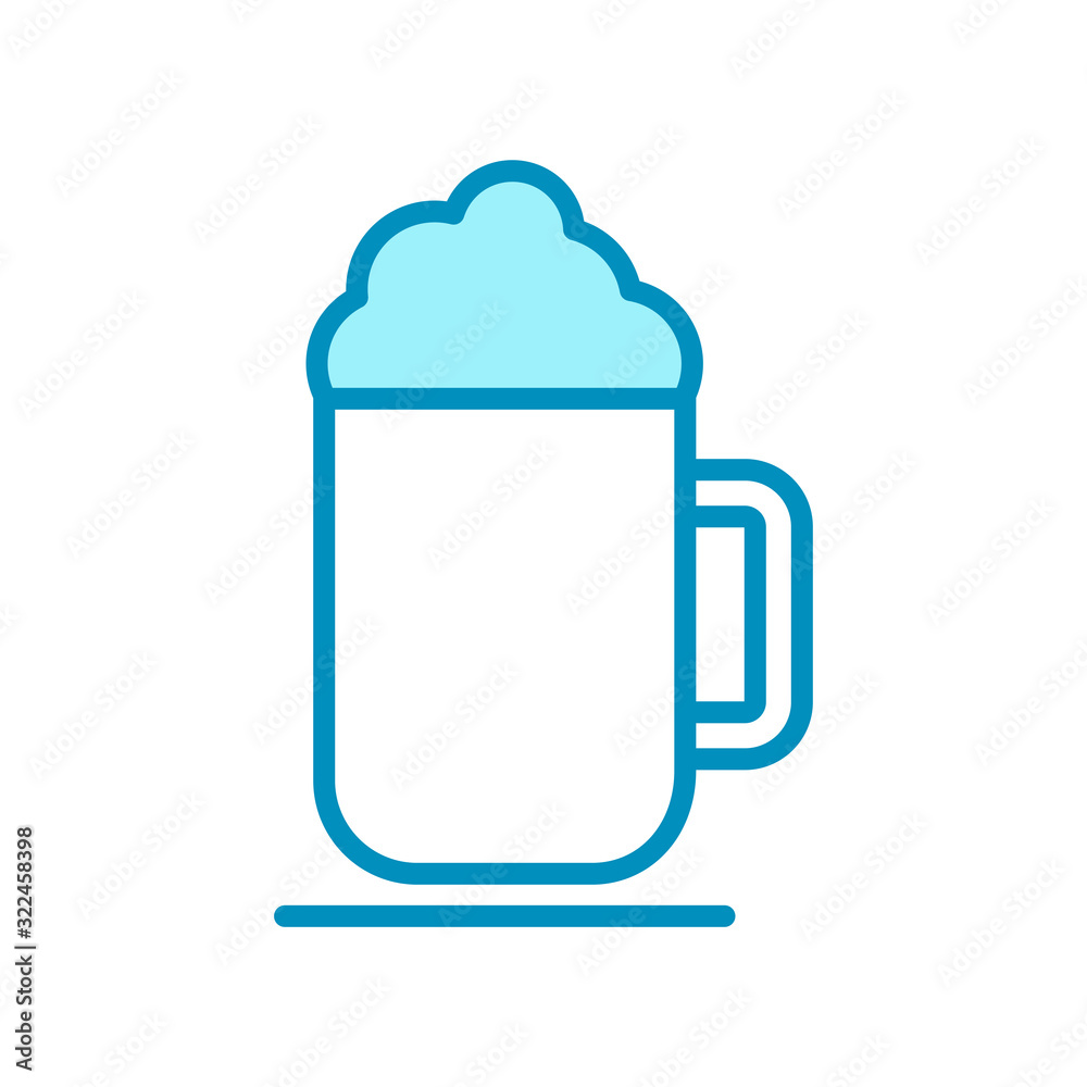 mug - kitchen utensils icon vector design template mug - kitchen utensils icon vector design template