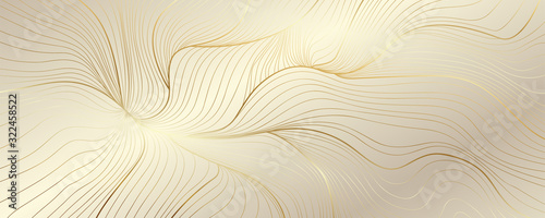 Fotografie, Obraz Luxury golden wallpaper