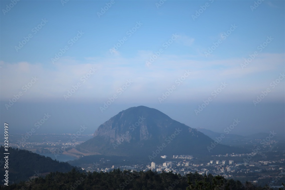 제주 산방산 풍경