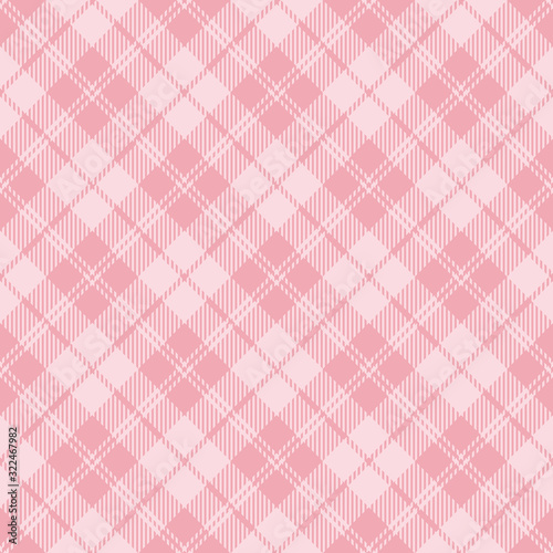 Pink Tartan Plaid  Seamless Patterns