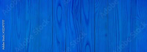 Blue wood texture background. Natural wood texture 