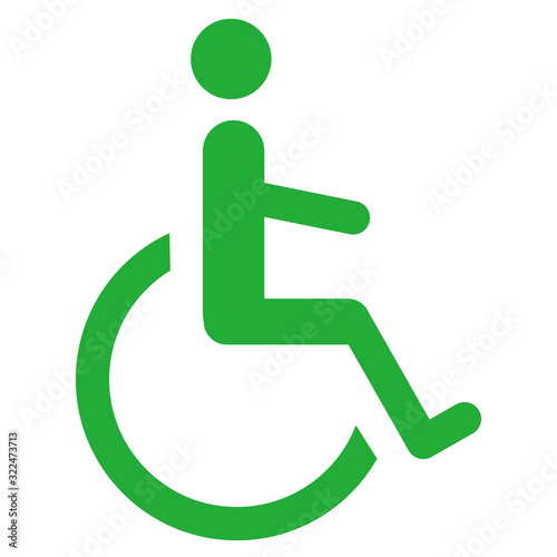 con wheel chair disable handicap