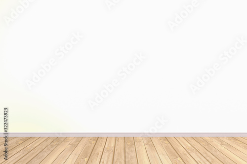 white room and empty space 3d rendering