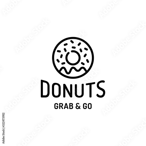 Donut Logo Design Template