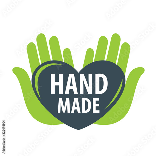 Vector icon handmade on a white background