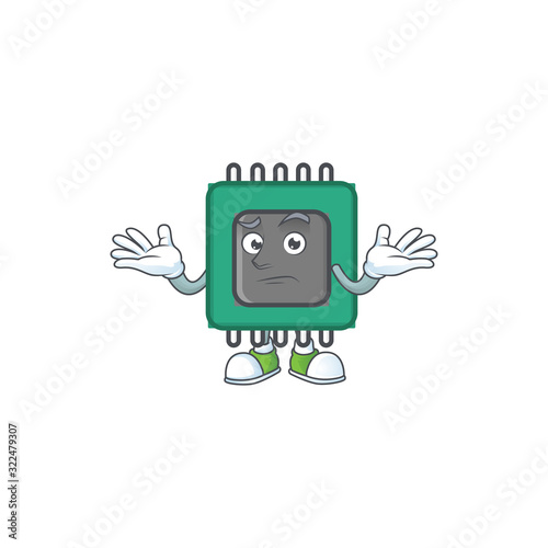 A comical Grinning RAM cartoon design style