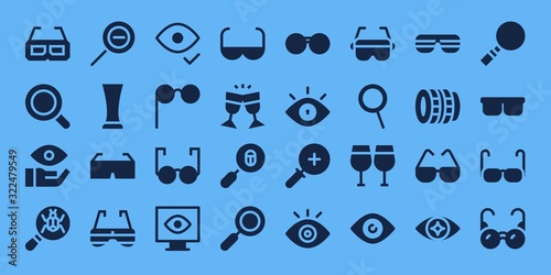 eyesight icon set