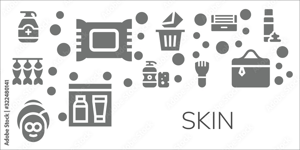 skin icon set