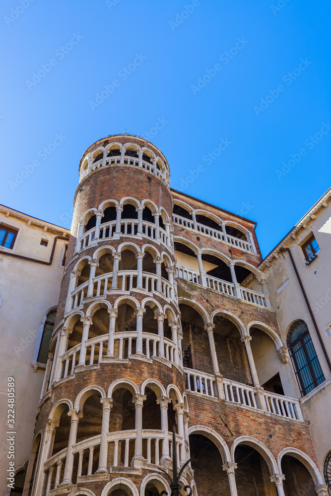 Palazzo Contarini del Bovolo in Venice Italy