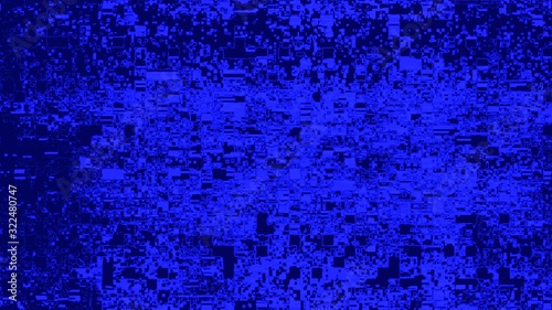 abstract background with digital twitches, color distortion of background noise, glitch art, quick noise with square particles, design of distortions of different colors.