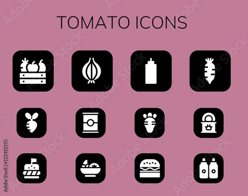 tomato icon set