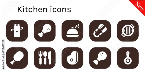 kitchen icon set
