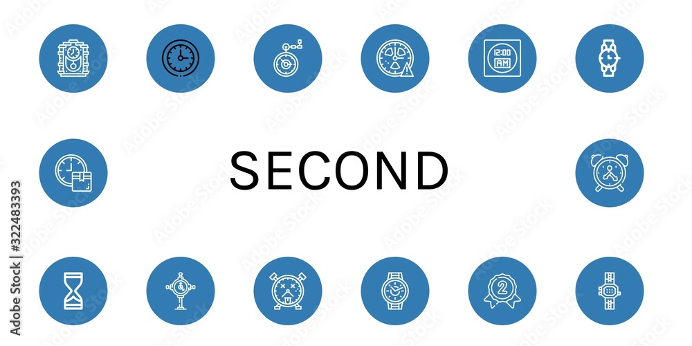 second simple icons set second simple icons set