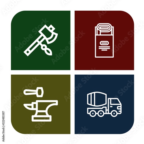 Set of heavy icons