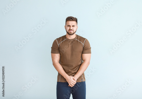 Young man with urologic dis...