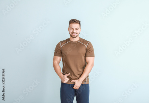 Young man with healthy urog...