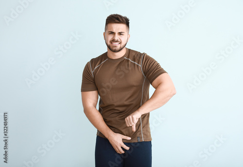 Young man with urologic dis...