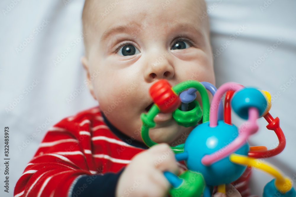 Close up portrait, newborn baby boy Close up portrait, newborn baby boy