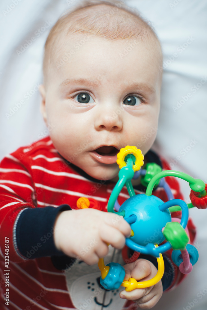 Close up portrait, newborn baby boy Close up portrait, newborn baby boy