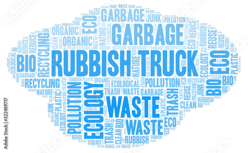 Rubbish Truck word cloud.