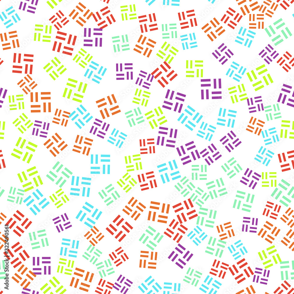 Vector seamless pattern background. Modern stylish abstract texture. Different geometric figures Vector seamless pattern background. Modern stylish abstract texture. Different geometric figures