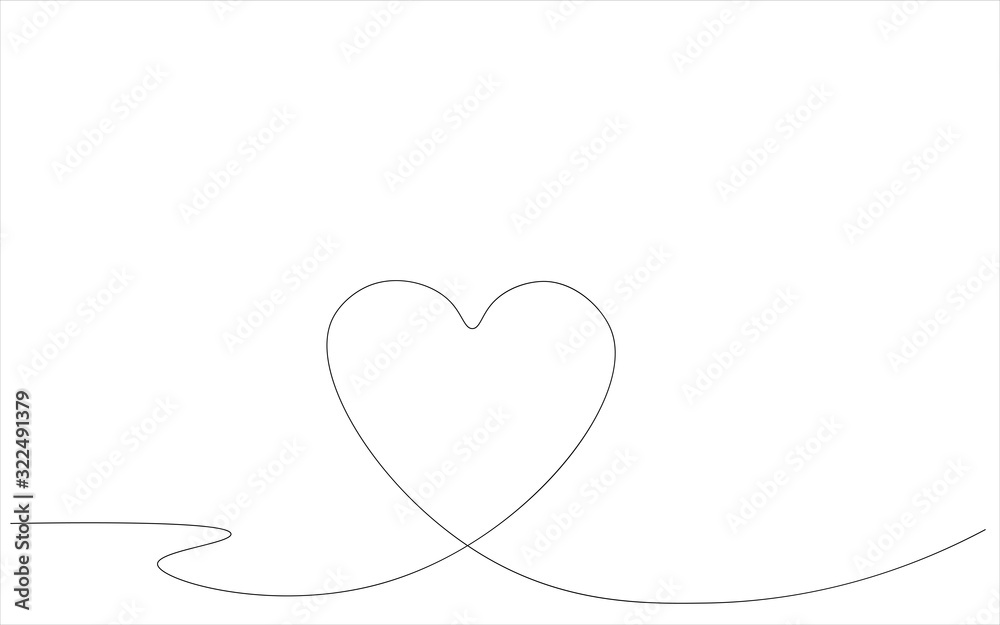 Vakentine day background lines drawing vector illustration Vakentine day background lines drawing vector illustration