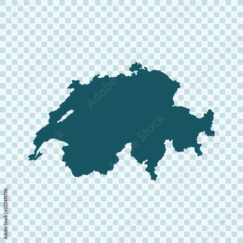 map of Switzerland