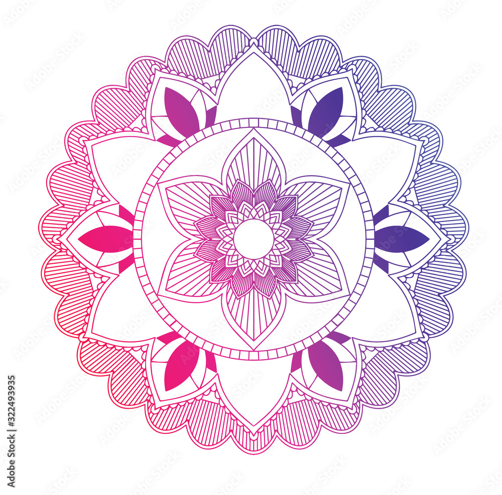 Mandala patterns on isolated background Mandala patterns on isolated background