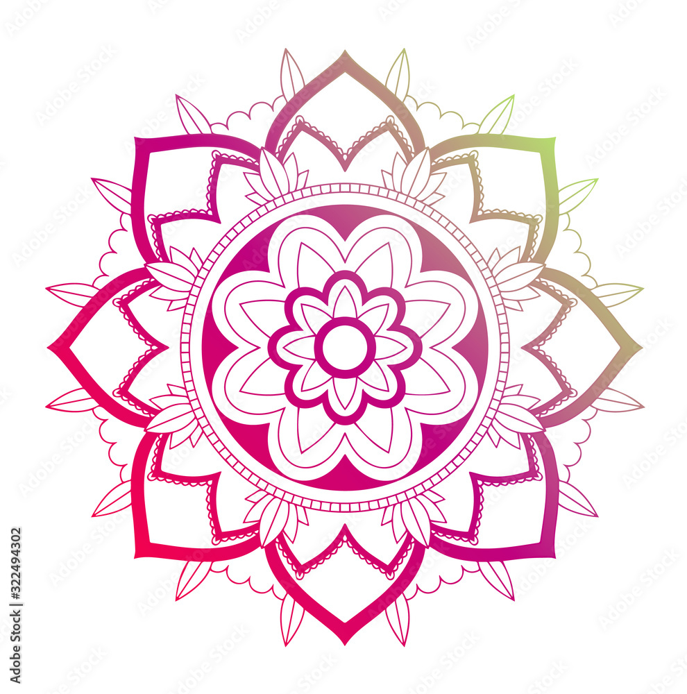 Mandala patterns on isolated background Mandala patterns on isolated background