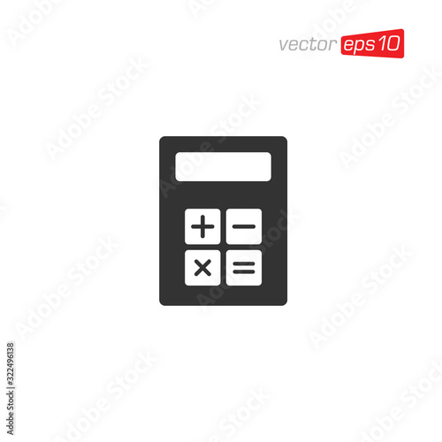 Calculator Icon Logo Design Vector