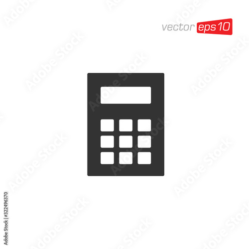 Calculator Icon Logo Design Vector