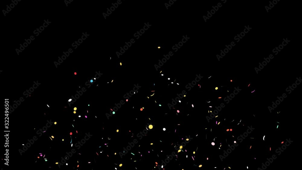 Confetti Center Explosions / with Alpha Matte Channel. Confetti Center Explosions / with Alpha Matte Channel.