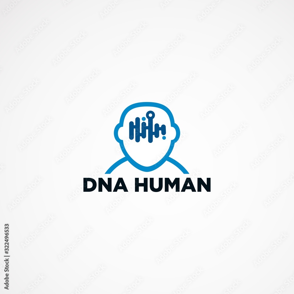 DNA people logo design concept, element, icon, and template for business DNA people logo design concept, element, icon, and template for business