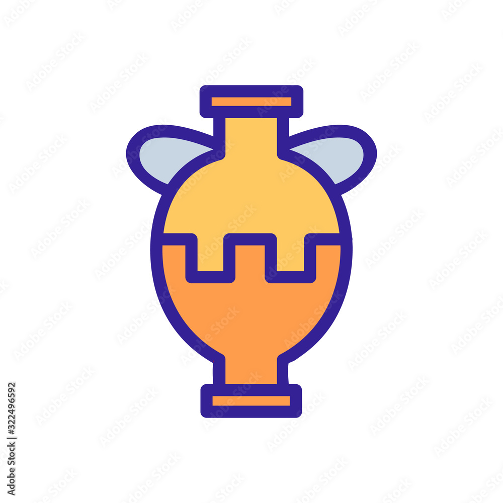 The Greek icon vector. Thin line sign. Isolated contour symbol illustration The Greek icon vector. Thin line sign. Isolated contour symbol illustration