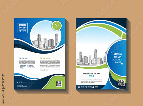 Vector Brochure modern design Layout template info graphic