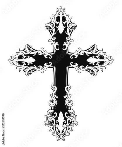 Ornamental religious cross