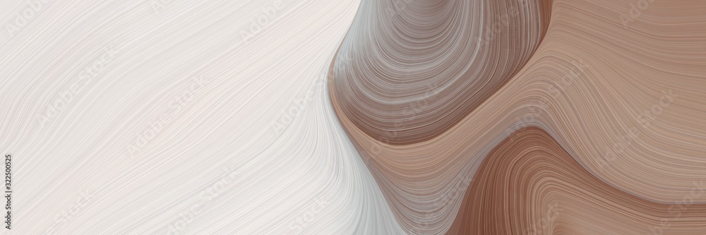 moving designed horizontal banner with light gray, pastel brown and antique white colors. dynamic curved lines with fluid flowing waves and curves moving designed horizontal banner with light gray, pastel brown and antique white colors. dynamic curved lines with fluid flowing waves and curves