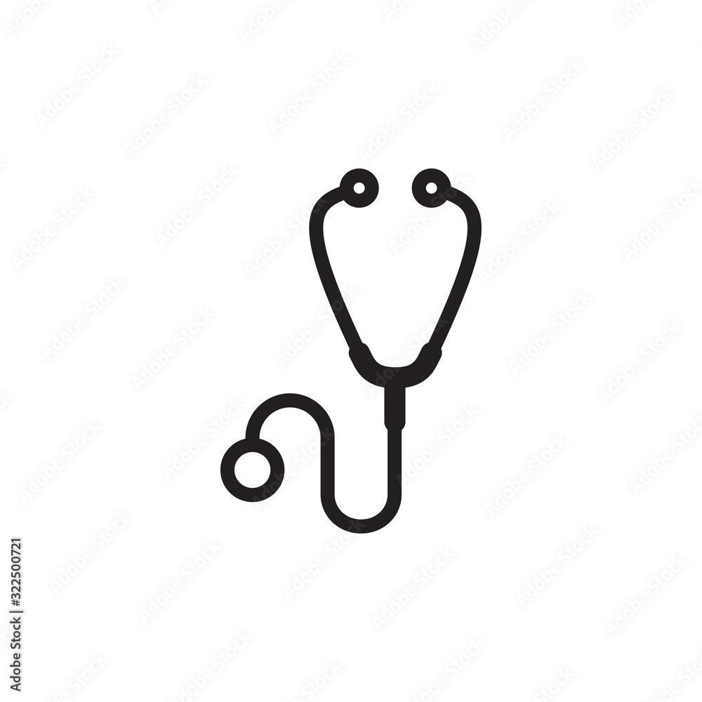 stethoscope icon design vector logo template EPS 10 stethoscope icon design vector logo template EPS 10