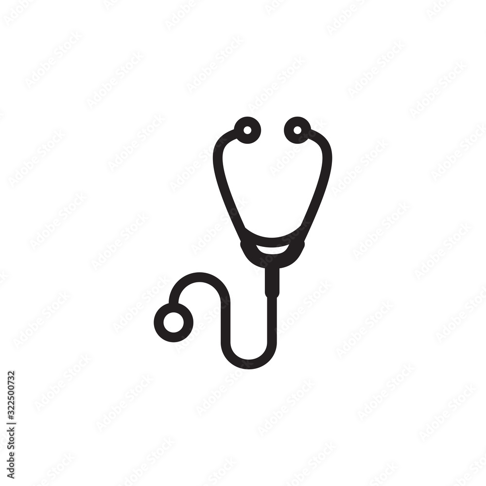 stethoscope icon design vector logo template EPS 10 stethoscope icon design vector logo template EPS 10