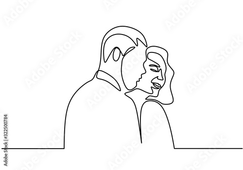 Continuous one line drawing...