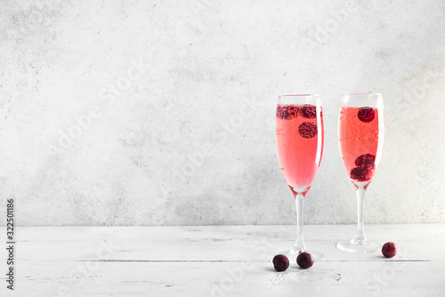 Kir Royal Champagne Cocktail