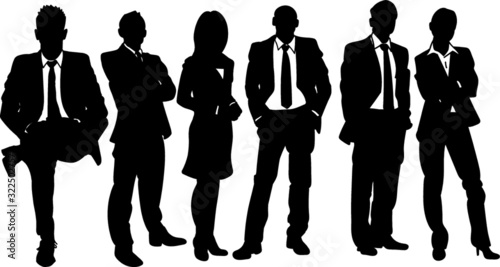 silhoutte businessman, silhoute business woman, background black and white, vector pack silhoutte