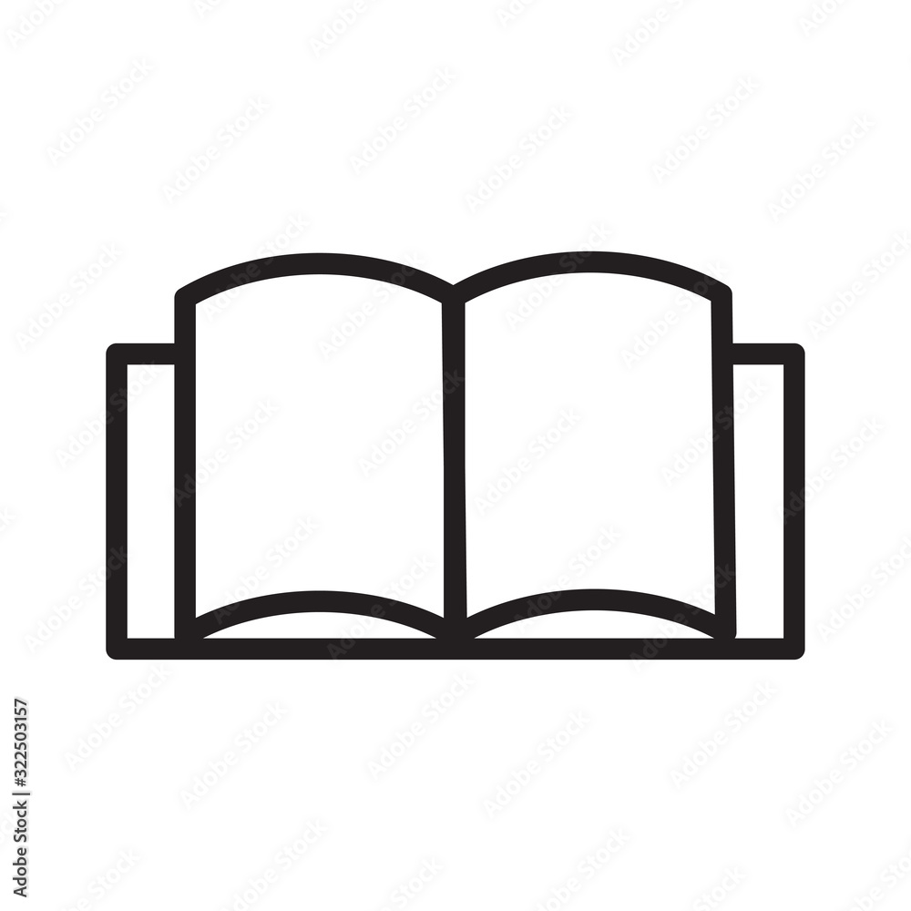 book icon design vector logo template EPS 10 book icon design vector logo template EPS 10