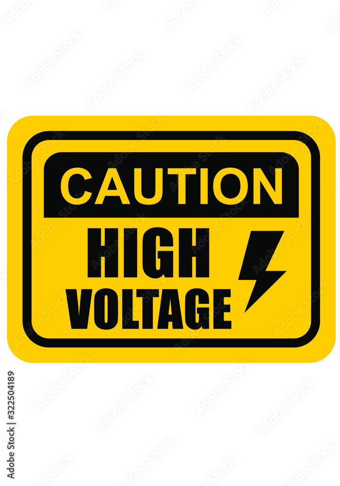 Caution warning, beware sign board. Exclamation marks Caution warning, beware sign board. Exclamation marks
